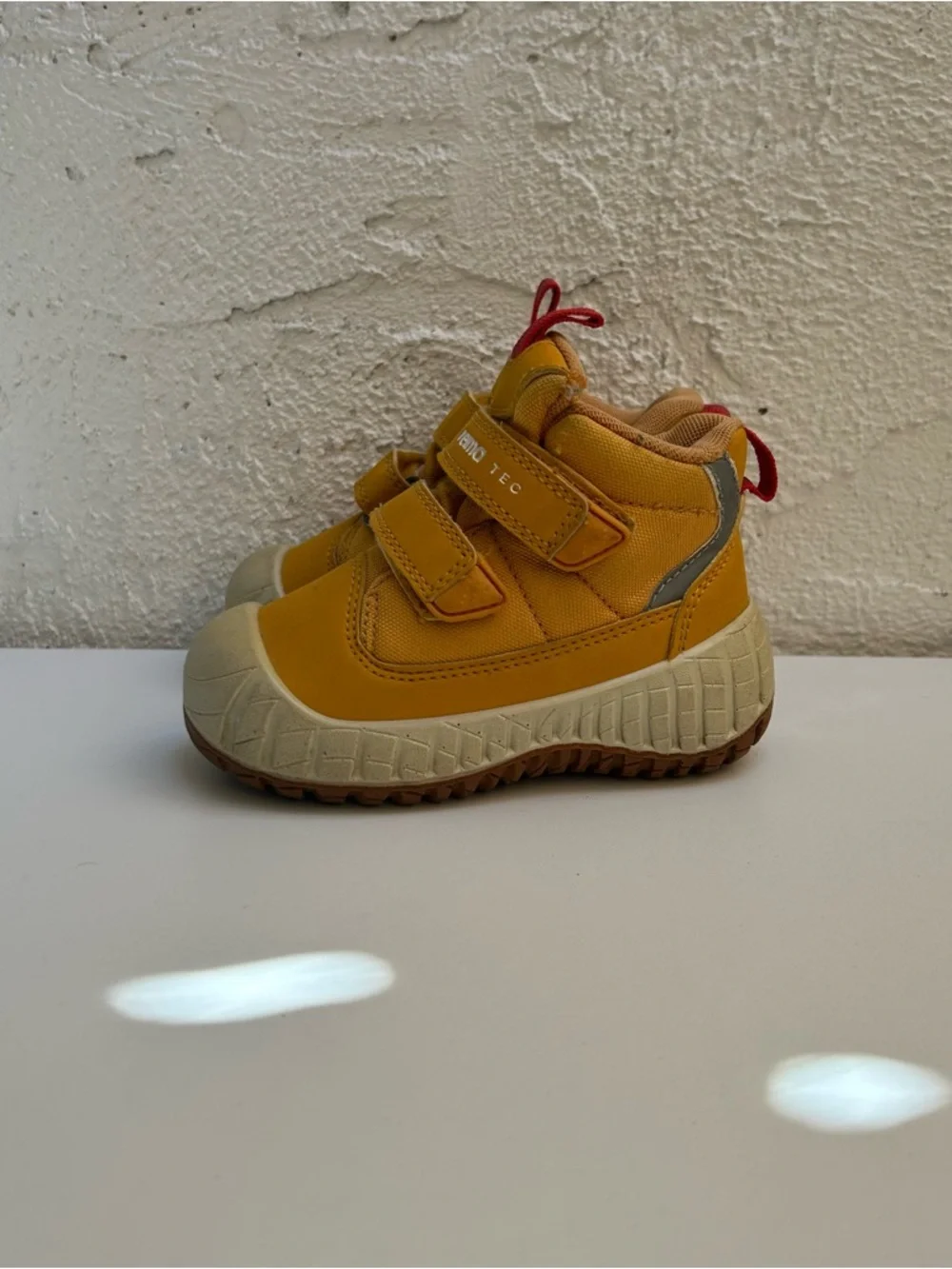 Reima yellow strap sneakers